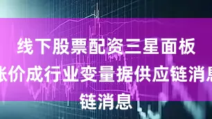 线下股票配资三星面板涨价成行业变量据供应链消息
